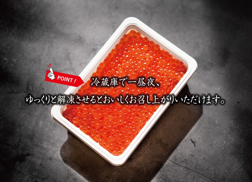 —　限定40個　秋鮭いくら醤油漬け500g　特売！北海道産　もったいないモール